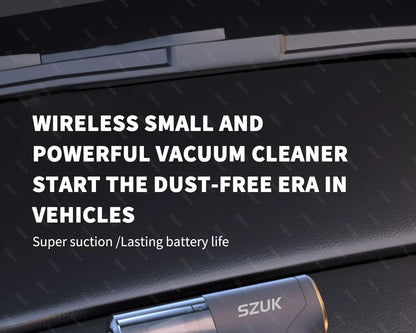 Aspirador TurboClean Car – Sem Fios 18000PA Portátil e Potente